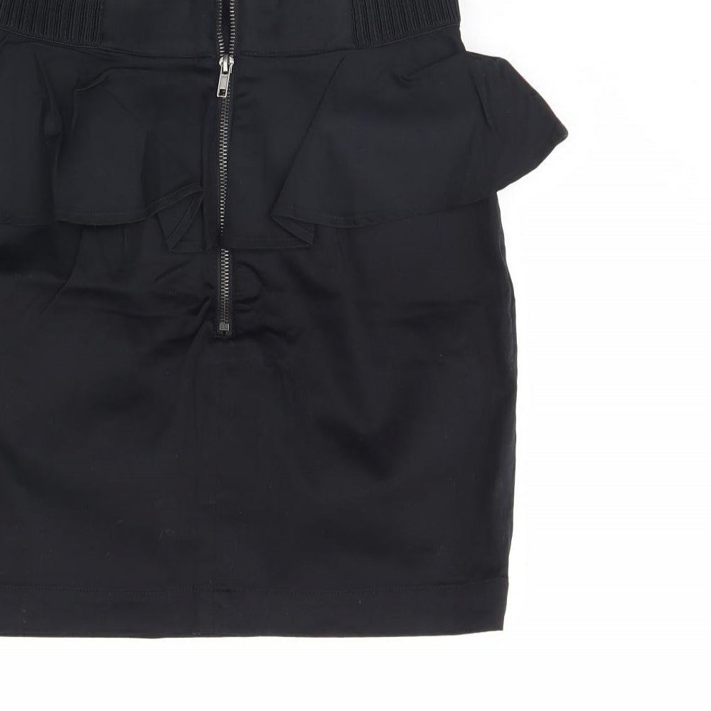 H&M Womens Black   Mini Skirt Size 10