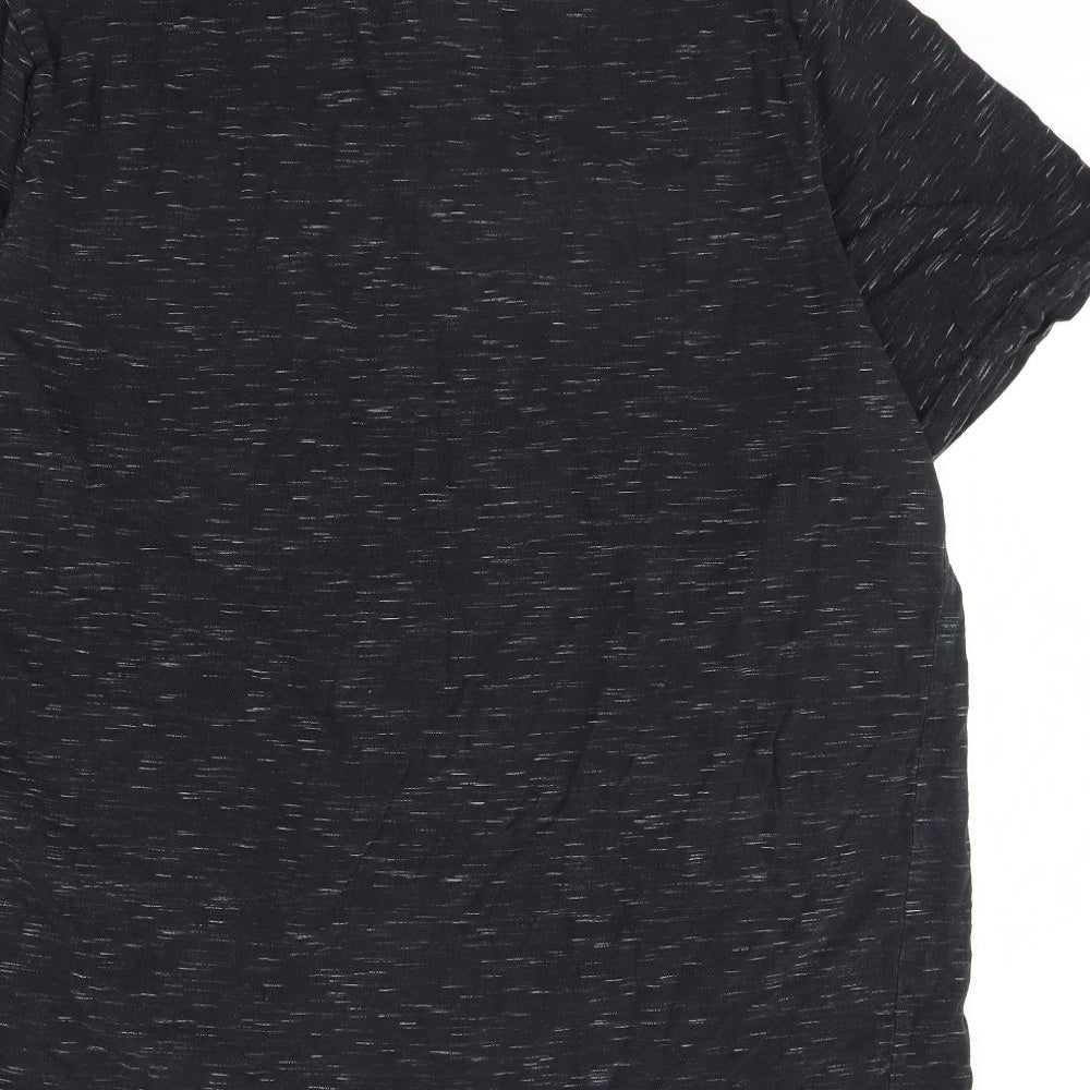 George Mens Black Polo Size L