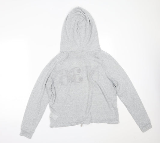 H&M Womens Grey Pullover Hoodie Size M