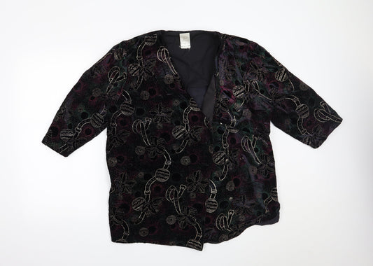 C&A Womens Multicoloured Jacket Blazer Size 20