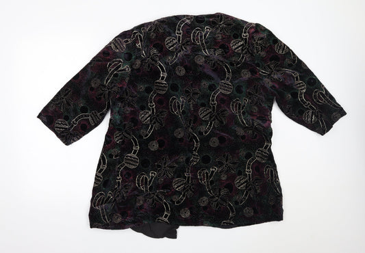 C&A Womens Multicoloured Jacket Blazer Size 20