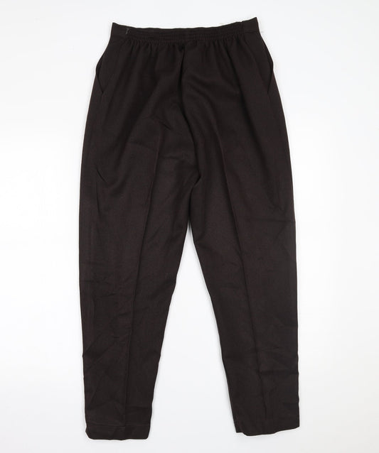 Preworn Womens Brown Trousers Size 16 L24 in