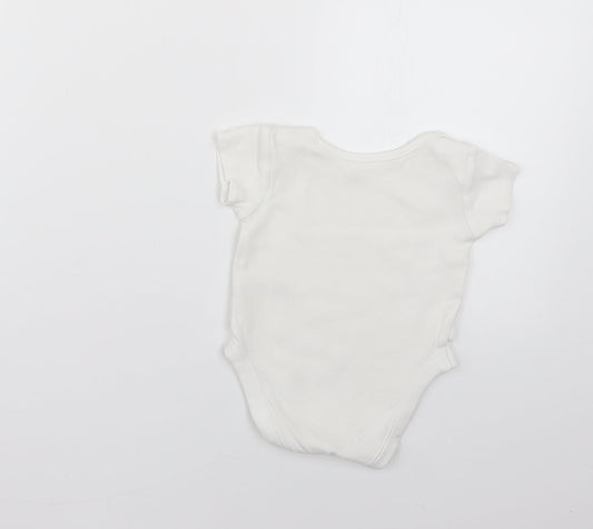 Nutmeg Baby White Babygrow One-Piece Size 0-3 Months