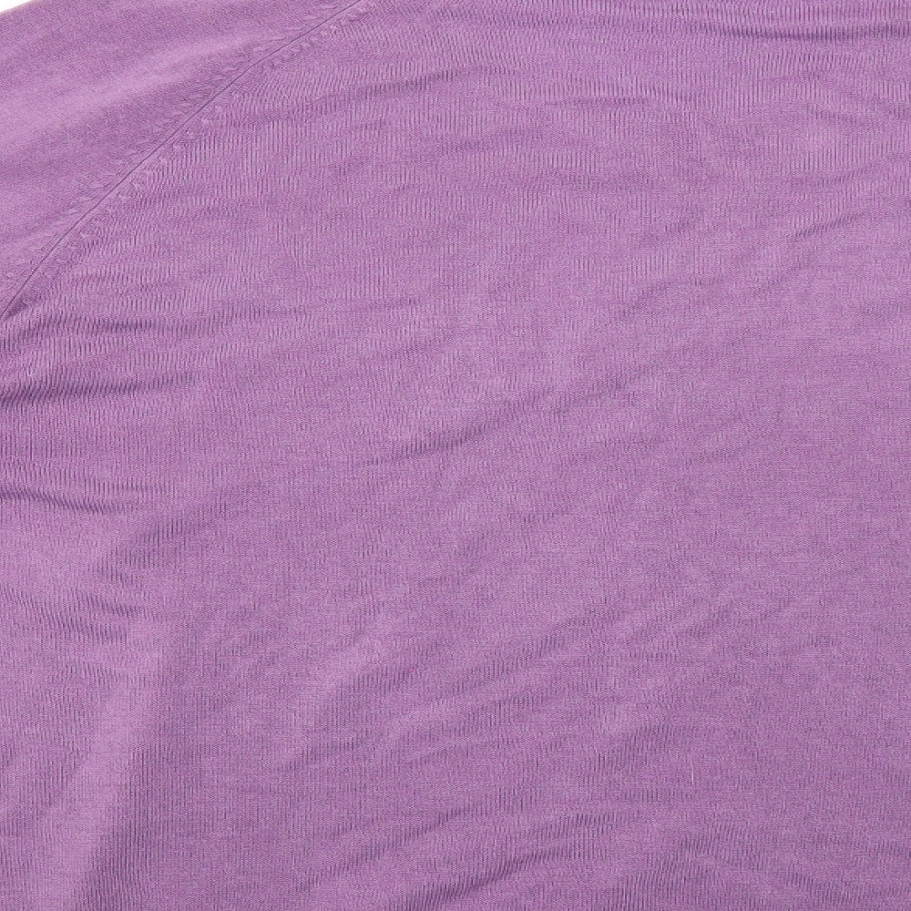 Cedar Wood State Mens Purple Pullover Jumper Size XL