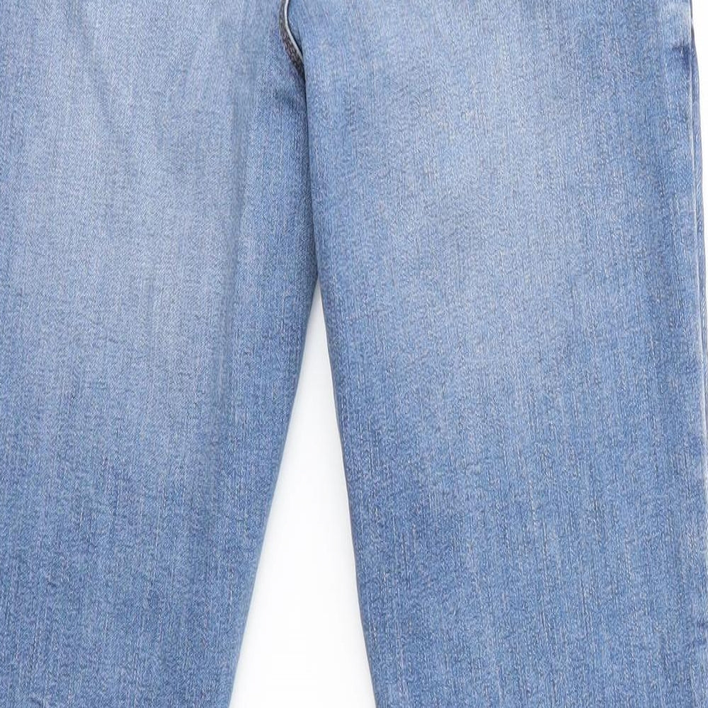 M&S Womens Blue Skinny Jeans Size 28 in L27 in