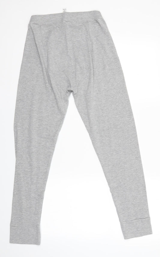 George Mens Grey Jogger Trousers Size XS L27 in - LONG JOHNS