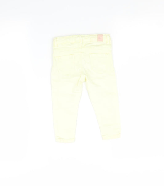 Zara Baby Yellow Trousers Size 12-18 Months