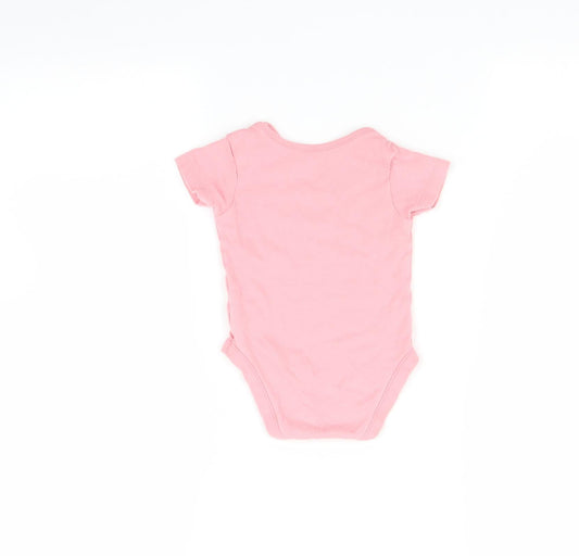 George Baby Pink Babygrow One-Piece Size 9-12 Months - bambi
