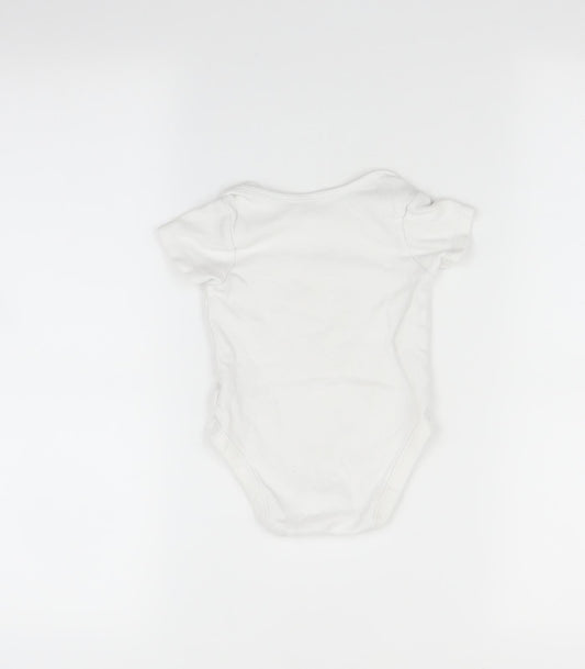 George Baby White Babygrow One-Piece Size 9-12 Months - Minnie Mouse