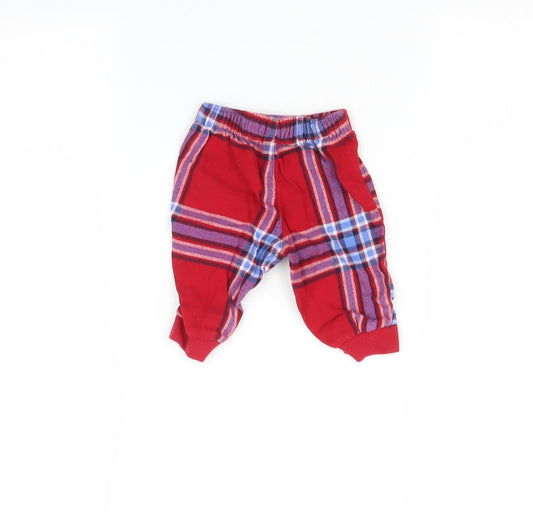 George Baby Multicoloured Check Pyjama Pants Size 0-3 Months