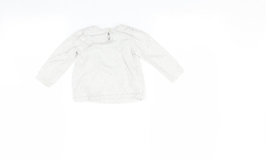 George Baby Grey Basic T-Shirt Size 9-12 Months