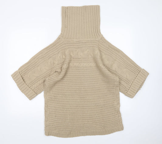 EWM Womens Beige Pullover Jumper Size XL