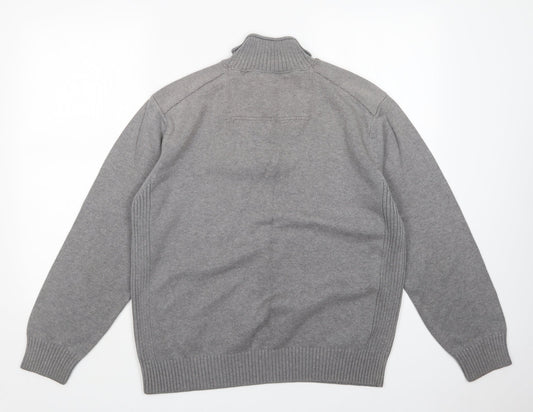 Mens UK Size L NEXT Grey Pullover Sweatshirt
