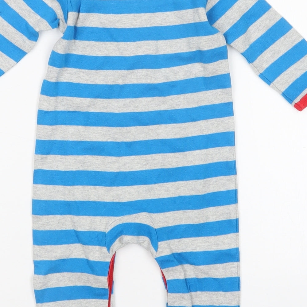 Boots Mini Club Boys Multicoloured Striped Babygrow One-Piece Size 3-6 Months