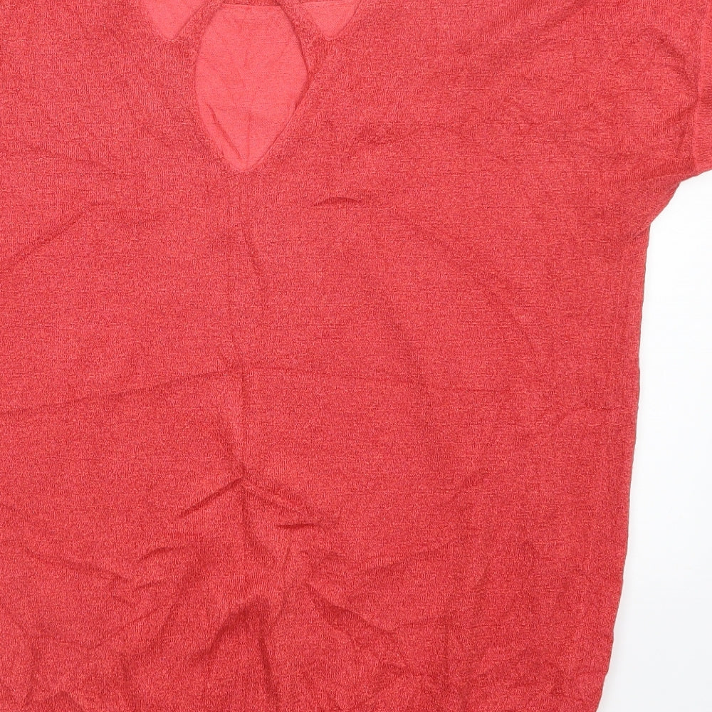 NEXT Womens Red Pullover Jumper Size 14