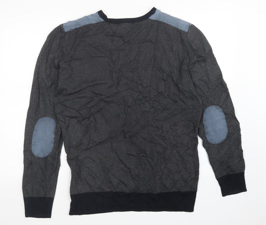 Peackos Womens Grey Pullover Jumper Size L