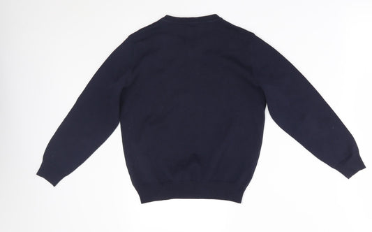 George Boys Blue Pullover Jumper Size 7-8 Years