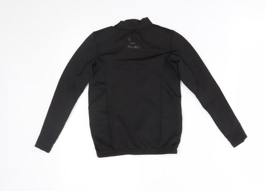 sandico Boys Black Basic T-Shirt Size 7-8 Years