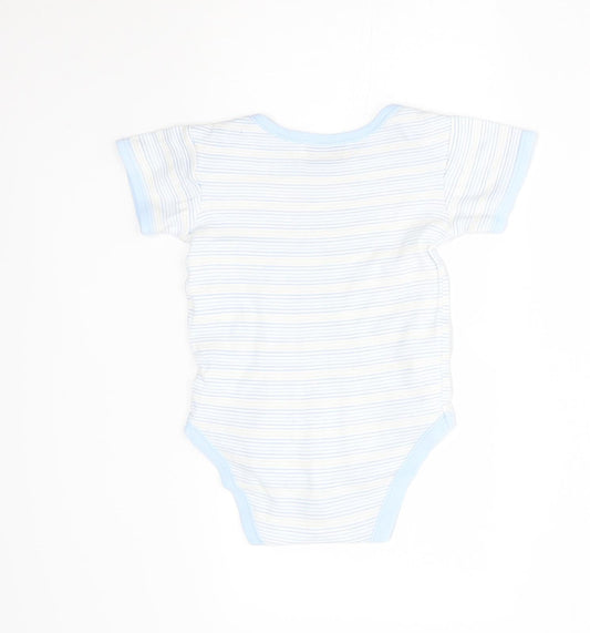 Early days Baby Blue Striped Babygrow One-Piece Size 6-9 Months