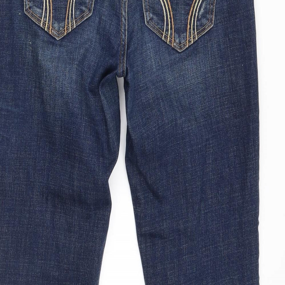 Hollister Womens Blue Straight Jeans L27 in