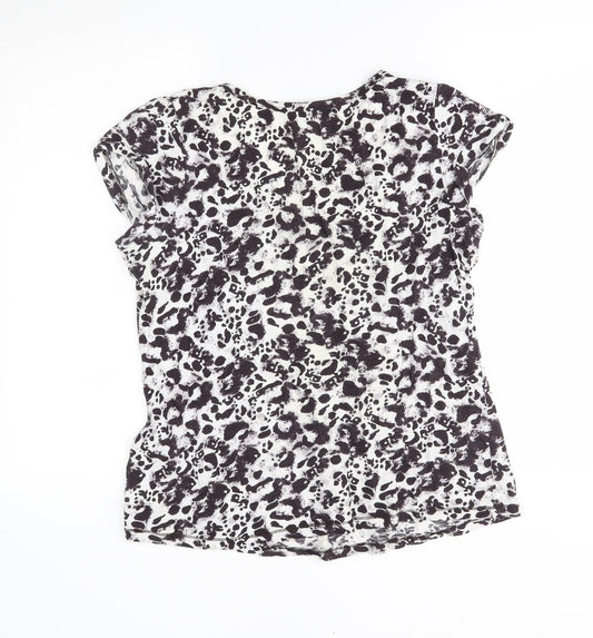 George Womens White Basic Blouse Size 14