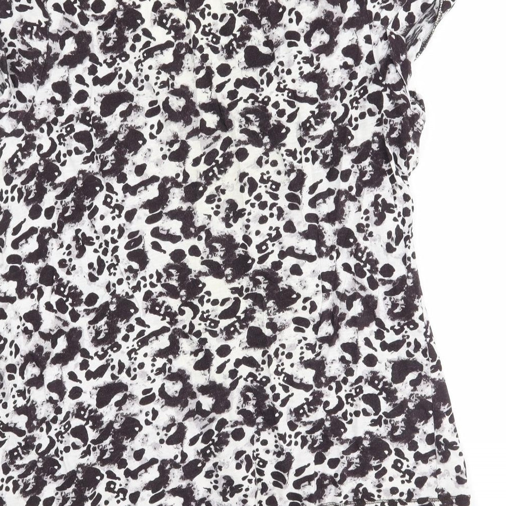 George Womens White Basic Blouse Size 14