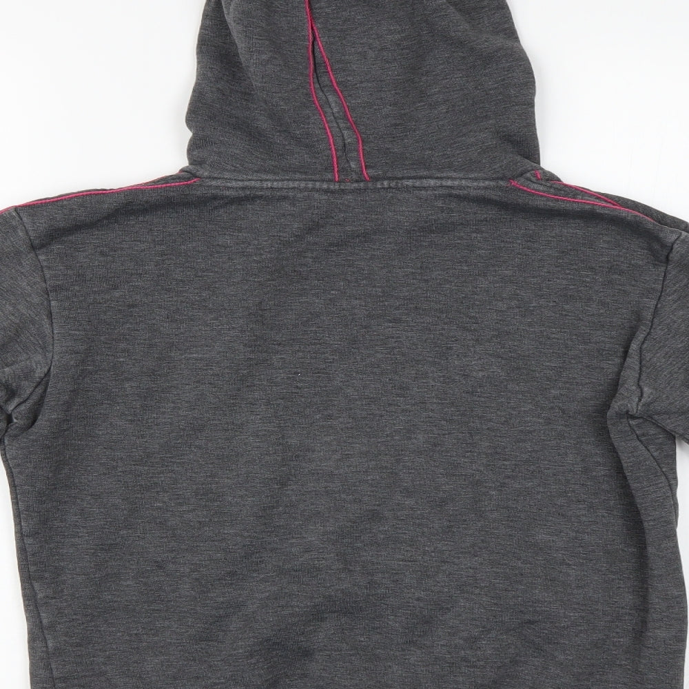 Lonsdale Womens Grey Pullover Hoodie Size 10