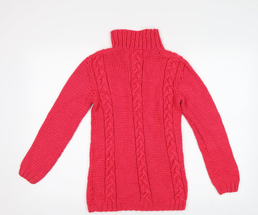 Preworn Womens Pink Pullover Jumper Size S