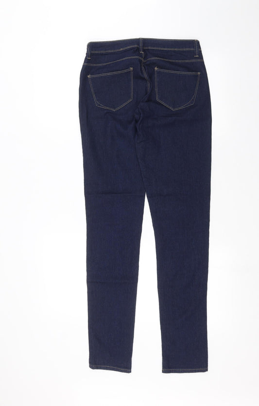 Denim & Co. Womens Blue Denim Skinny Jeans Size 8 L29 in