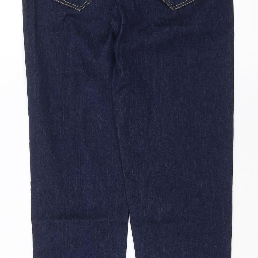 Denim & Co. Womens Blue Denim Skinny Jeans Size 8 L29 in