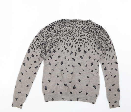 Womens UK Size S DAMOD Beige Pullover Jumper
