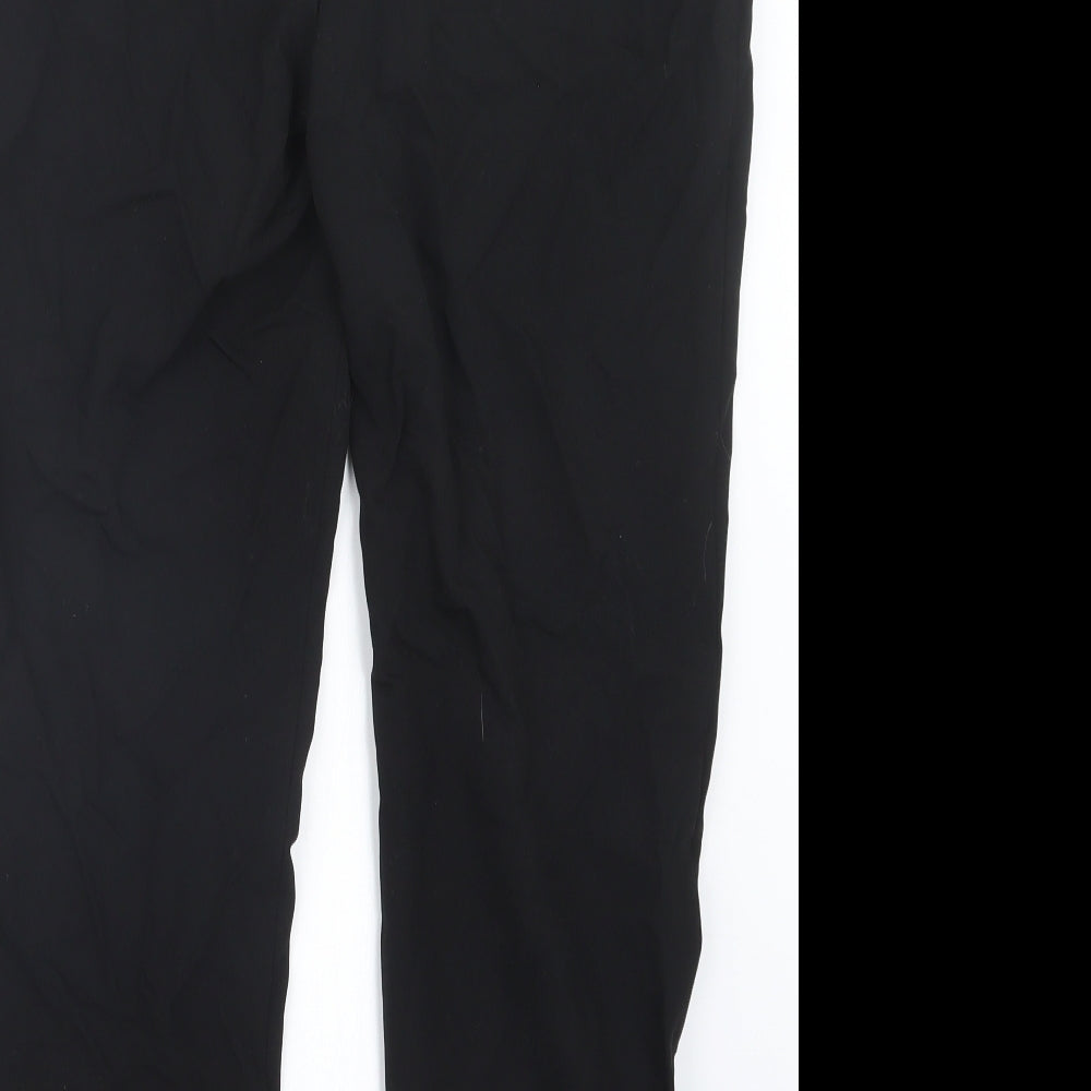 F&F Womens Black Trousers Size 10 L26 in