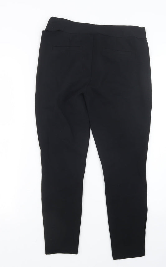 D. Jeans Womens Black Trousers Size 8 L25.5 in