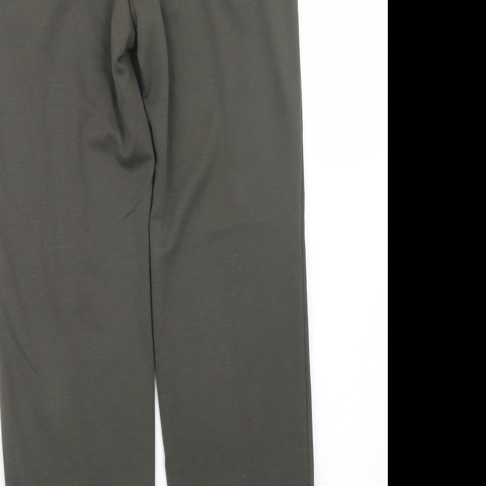 Classic Womens Green Trousers Size 10 L26.5 in