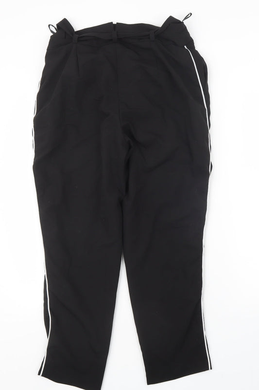 New Look Womens Black Trousers Size 12 L25 in