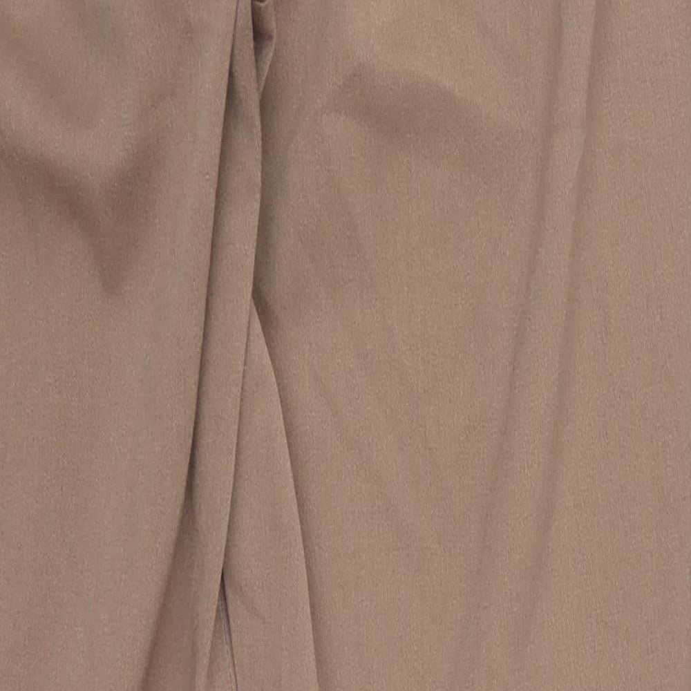 Womens UK Size 34 in Preworn Regular Fit Brown Trousers