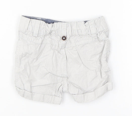 F&F Boys Grey Cropped Trousers Size 6-9 Months