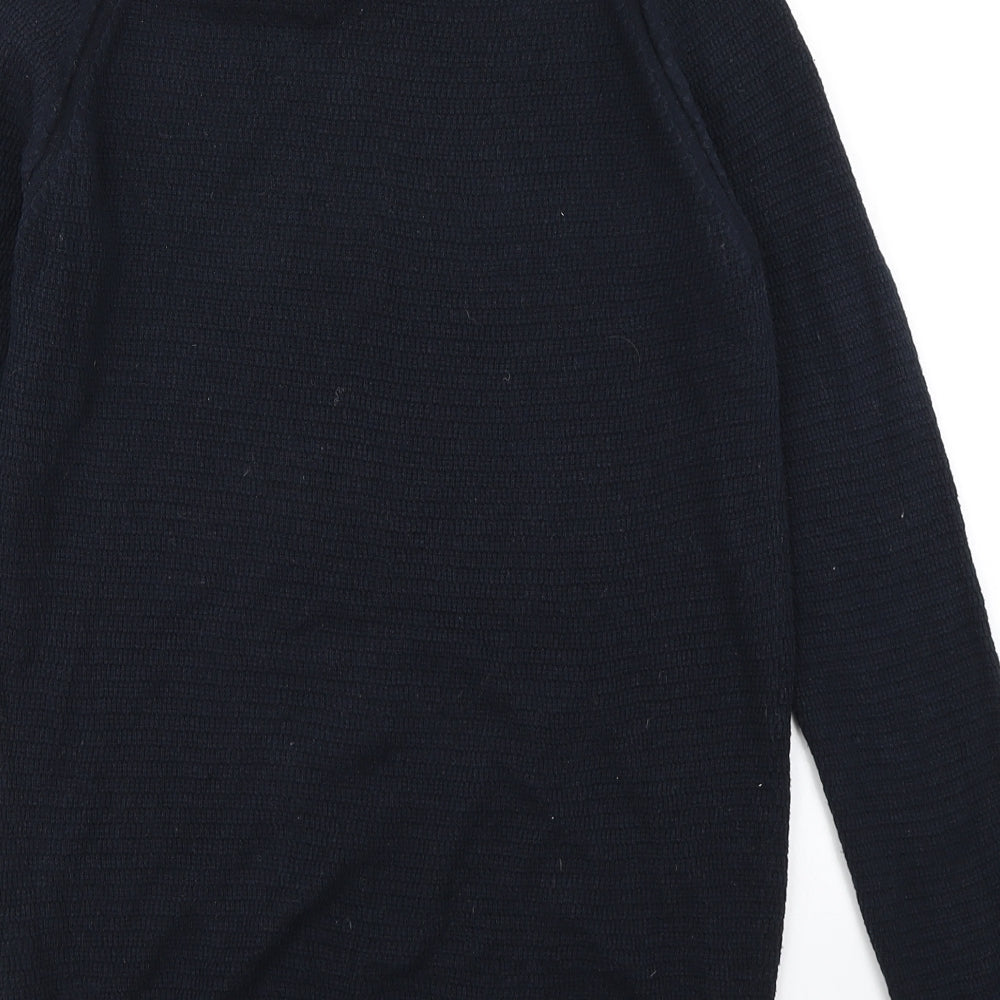 Peter Werth Mens Blue Knit Pullover Jumper Size S