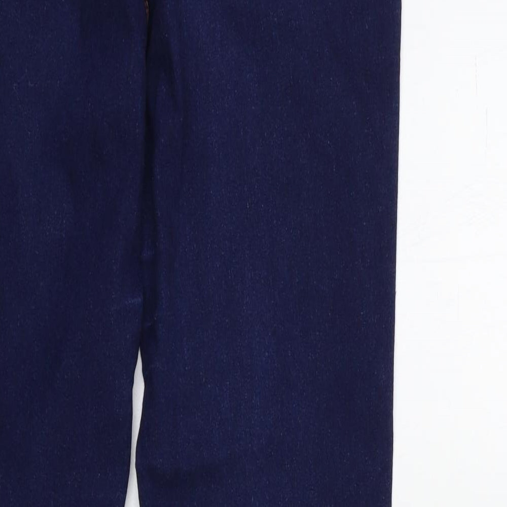 Denim & Co. Womens Blue Denim Skinny Jeans Size 14 L27 in