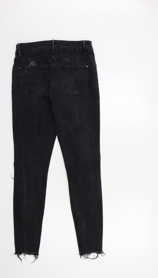 Matalan Womens Black Denim Skinny Jeans Size 10 L28 in
