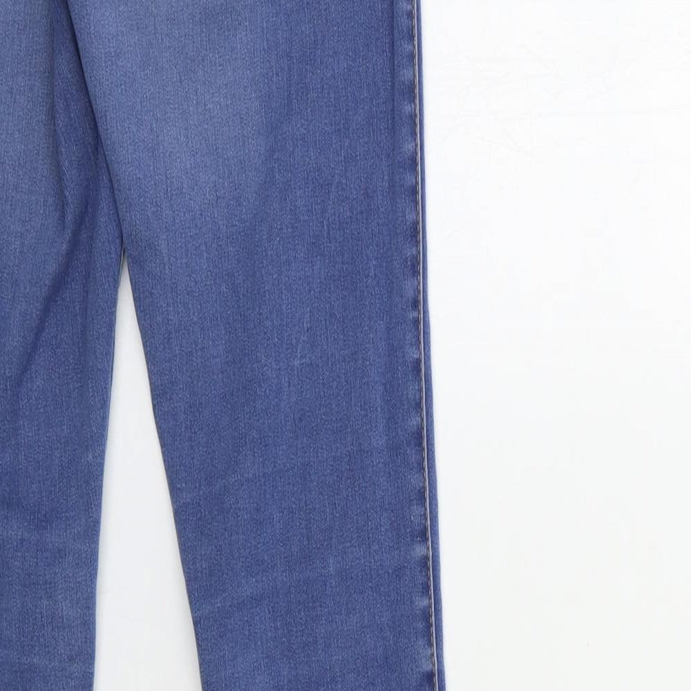Womens UK Size S Only Regular Fit Skinny Blue Jeans
