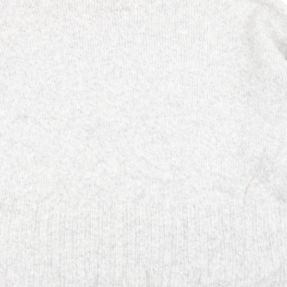 Womens UK Size S New Look Grey Pullover Jumper