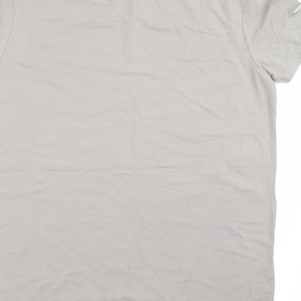 Mens UK Size S ASOS Beige T-Shirt