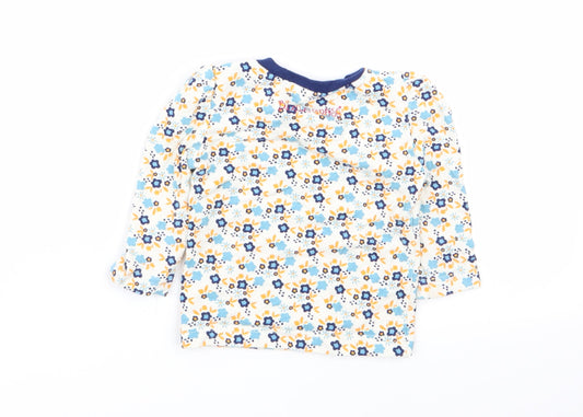 blade and rose Girls Multicoloured Floral Basic T-Shirt Size 6-9 Months