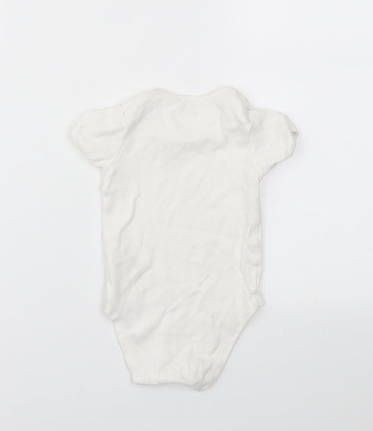 George Girls White Babygrow One-Piece Size 12 Months