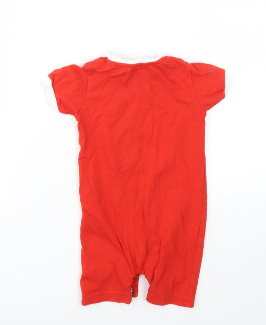 Universal Boys Red Babygrow One-Piece Size 6-9 Months