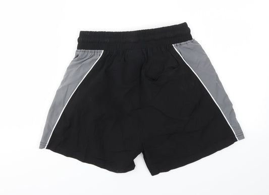 BK Boys Black Sweat Shorts Size S