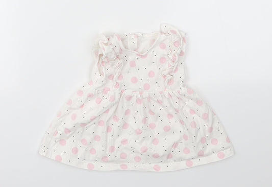 Matalan Girls Multicoloured Polka Dot Fit & Flare Size Newborn