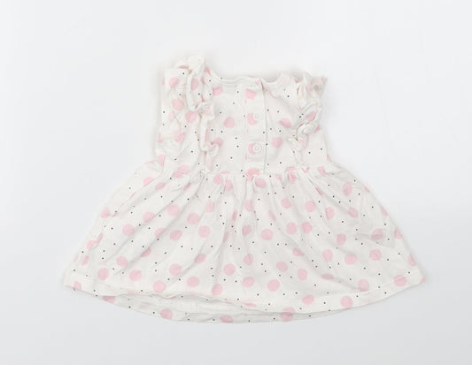 Matalan Girls Multicoloured Polka Dot Fit & Flare Size Newborn