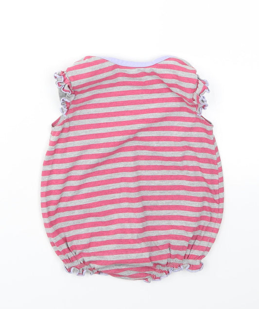Majestic Girls Multicoloured Striped Babygrow One-Piece Size 18 Months